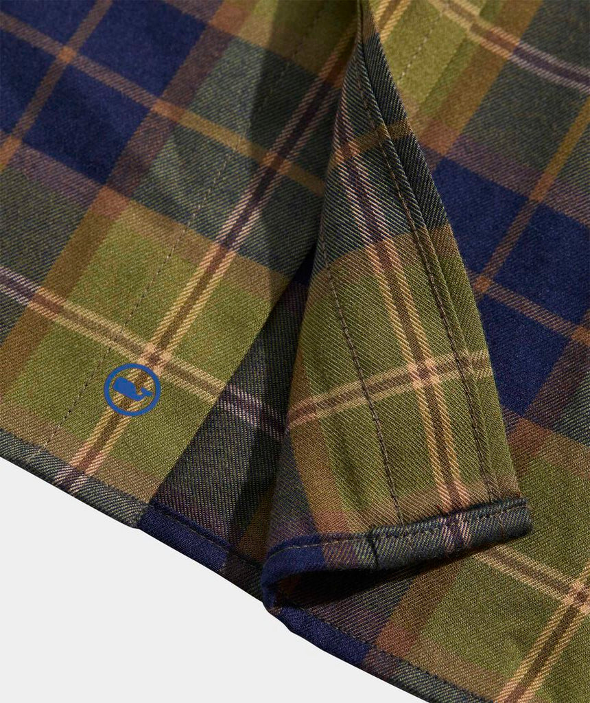 Vineyard Vines On-The-Go Brushed Twill Plaid Shirt