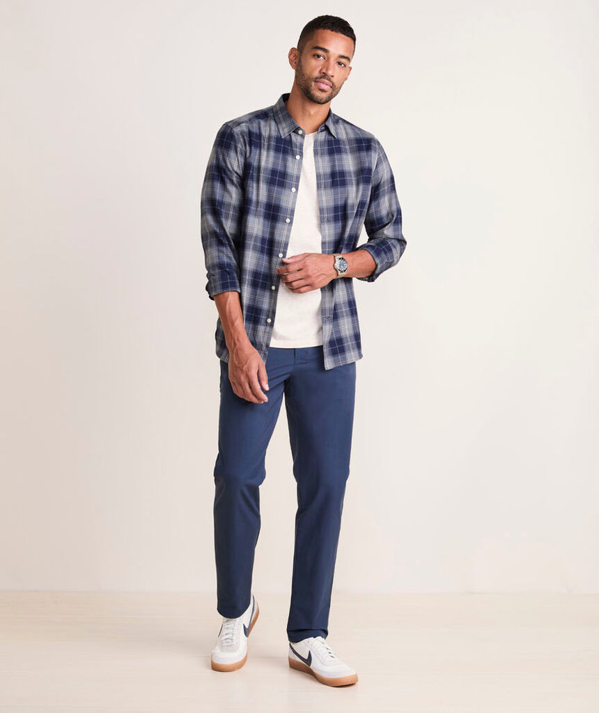 Vineyard Vines On-The-Go Brushed Twill Plaid Shirt