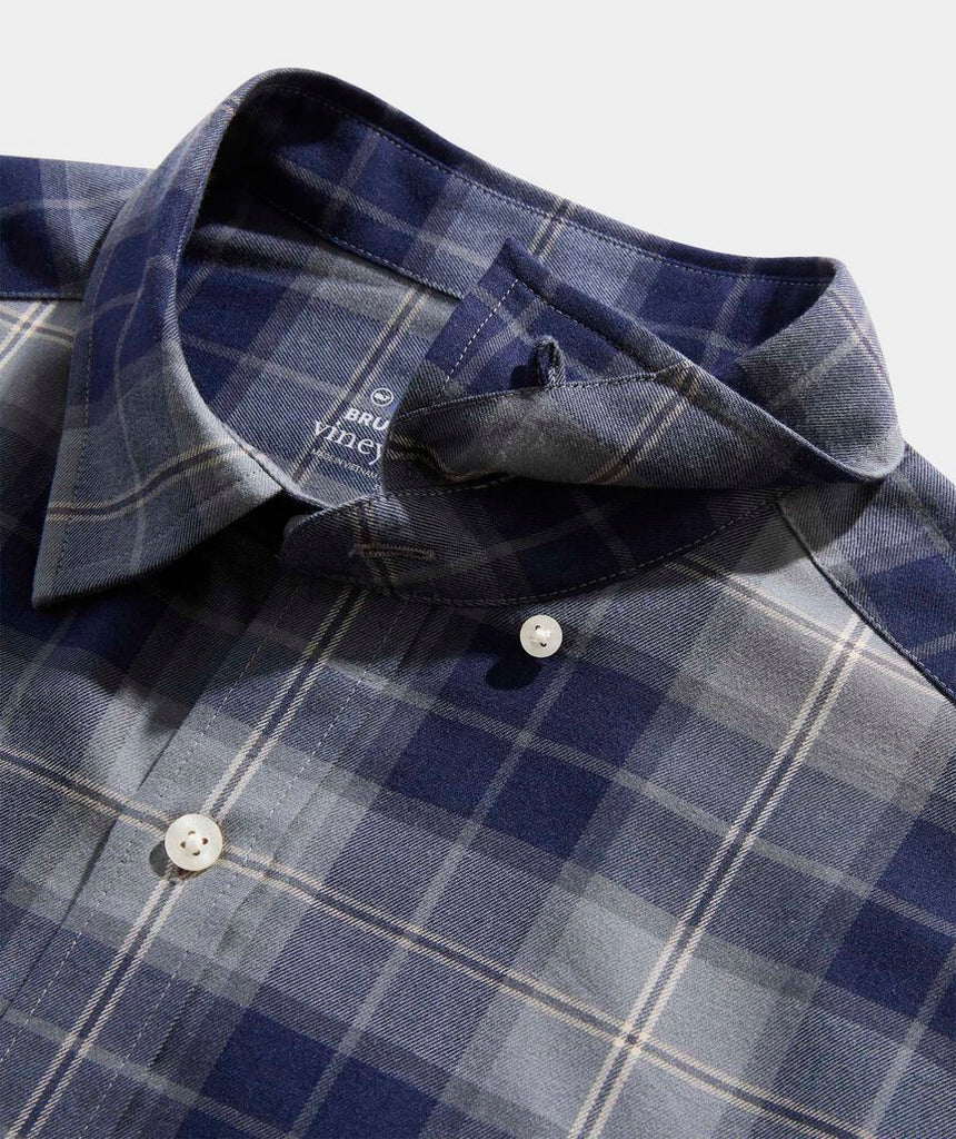 Vineyard Vines On-The-Go Brushed Twill Plaid Shirt