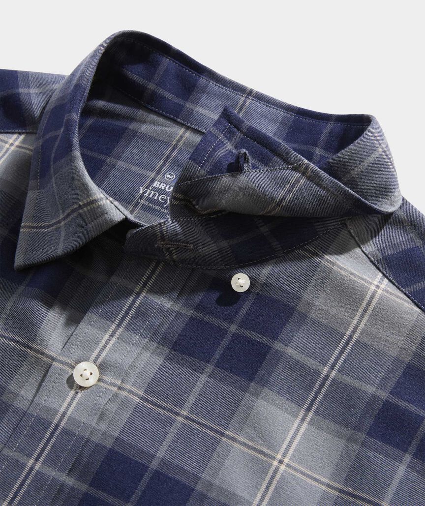 Vineyard Vines On-The-Go Brushed Twill Plaid Shirt