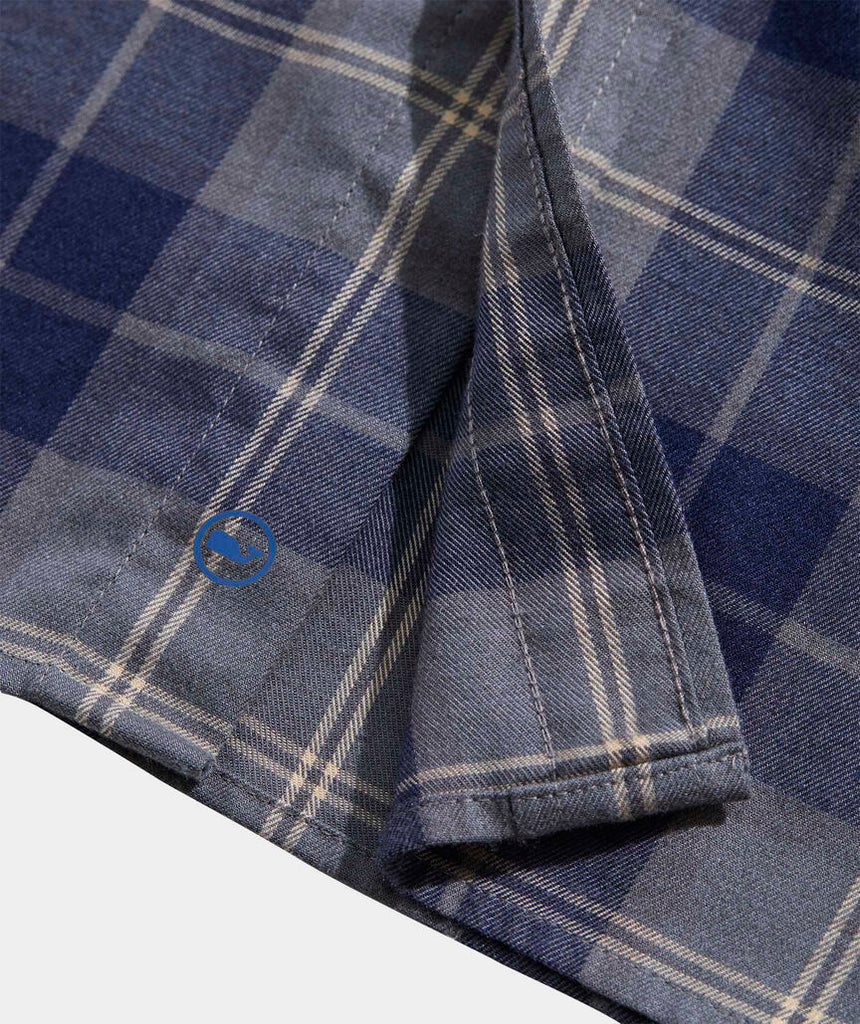 Vineyard Vines On-The-Go Brushed Twill Plaid Shirt