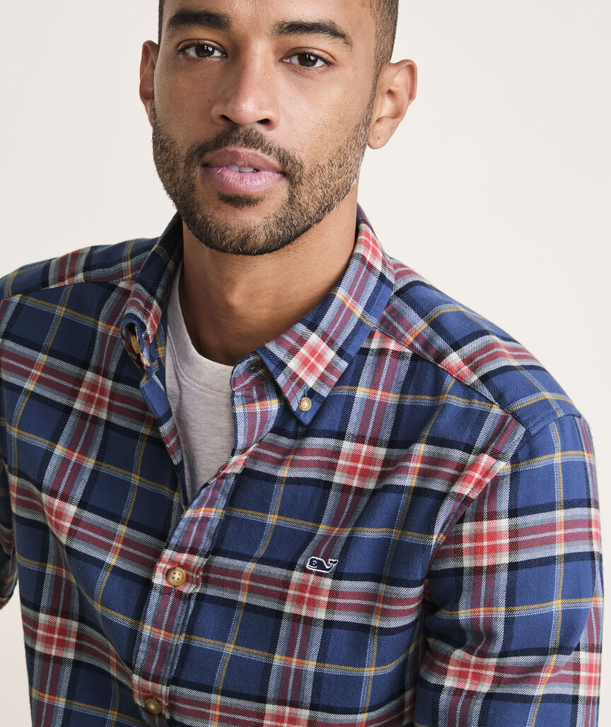 Vineyard Vines Vineyard Flannel Plaid Shirt