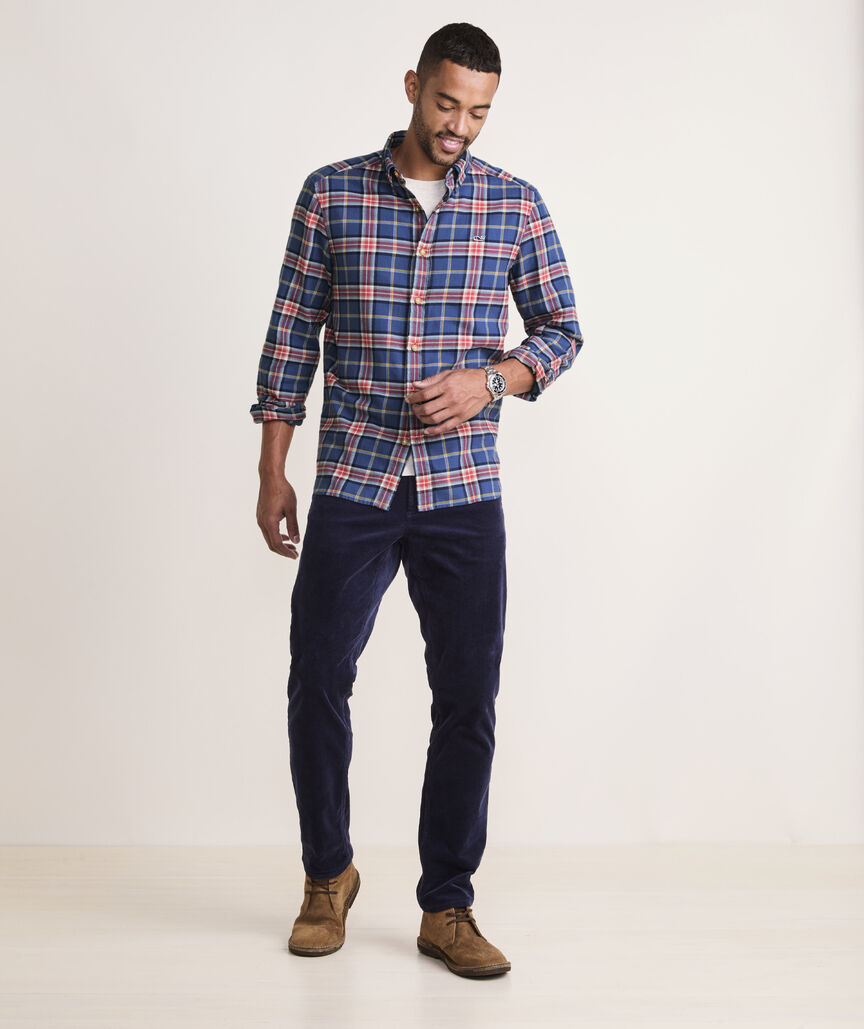 Vineyard Vines Vineyard Flannel Plaid Shirt