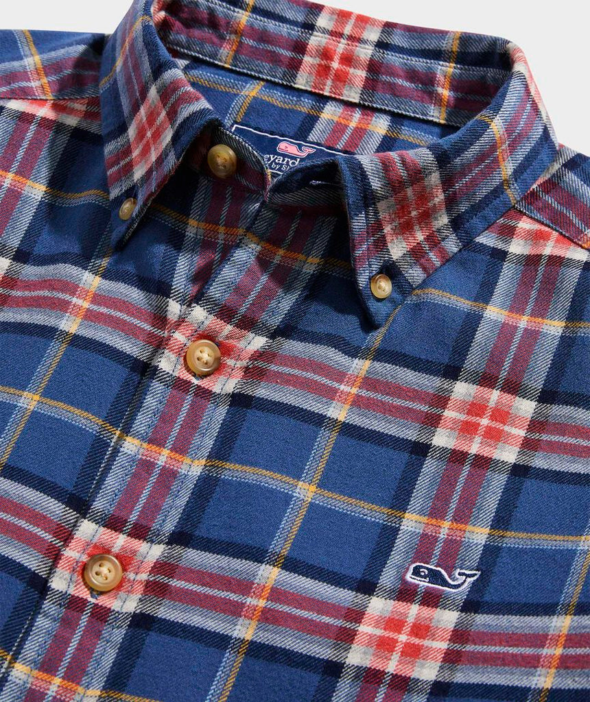 Vineyard Vines Vineyard Flannel Plaid Shirt