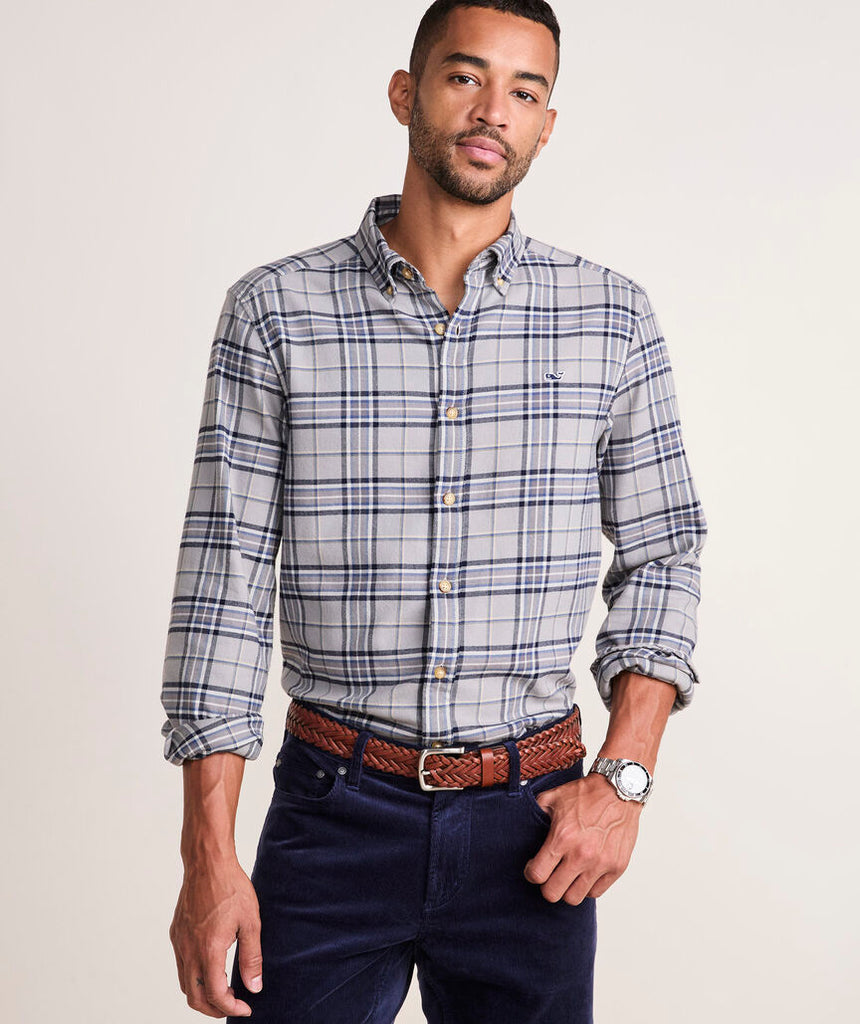Vineyard Vines Vineyard Flannel Plaid Shirt
