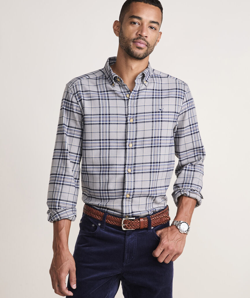 Vineyard Vines Vineyard Flannel Plaid Shirt