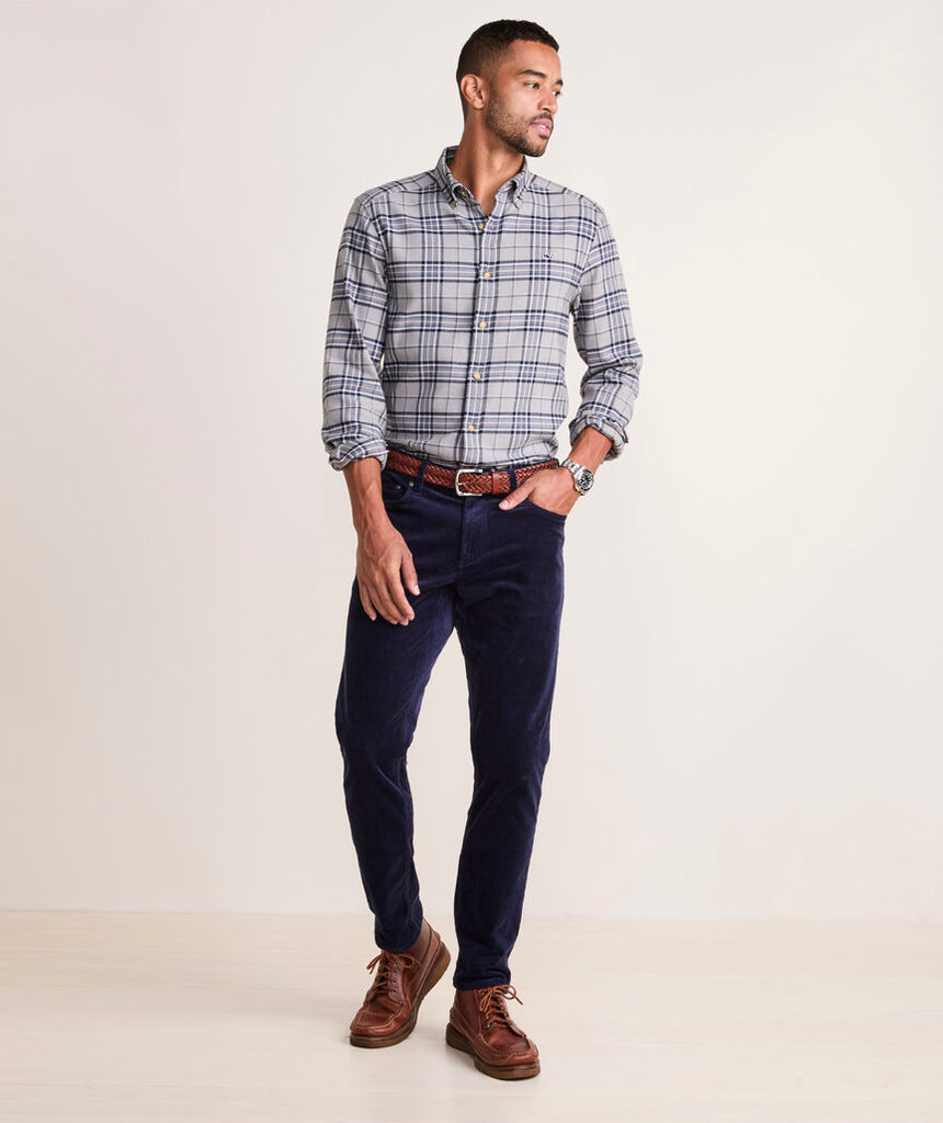 Vineyard Vines Vineyard Flannel Plaid Shirt
