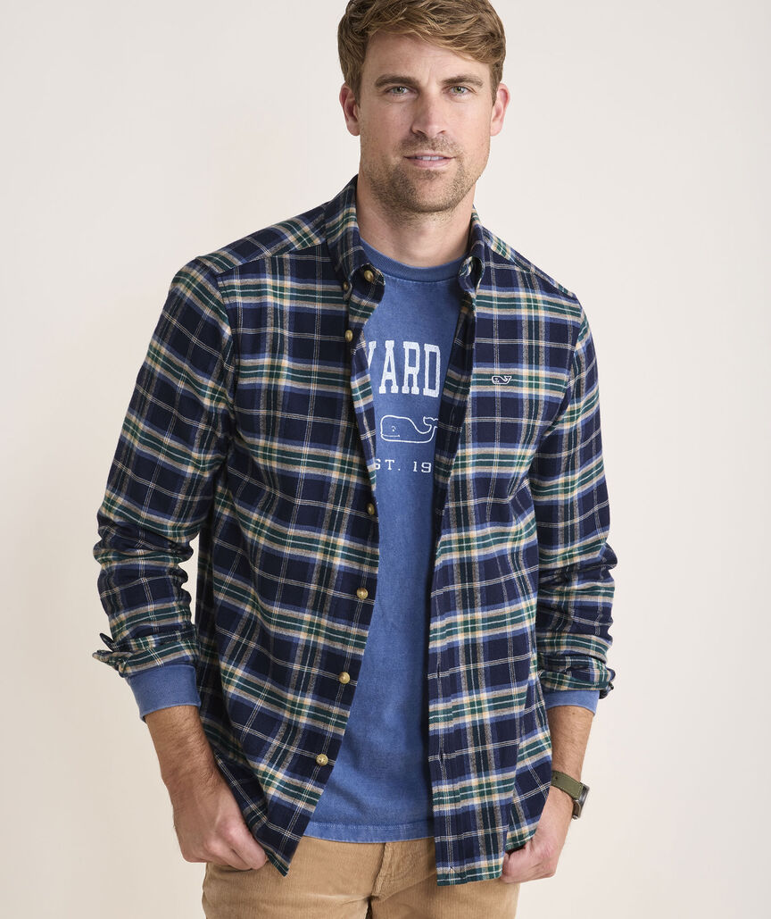 Vineyard Vines Vineyard Flannel Plaid Shirt
