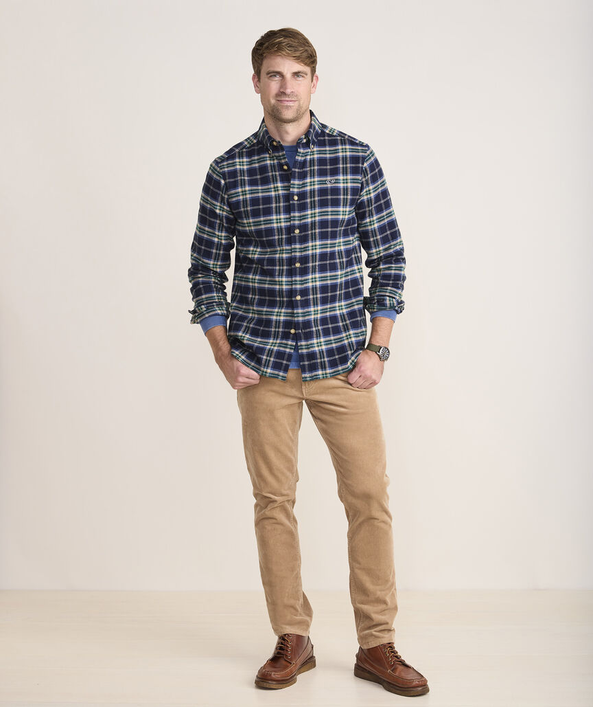 Vineyard Vines Vineyard Flannel Plaid Shirt