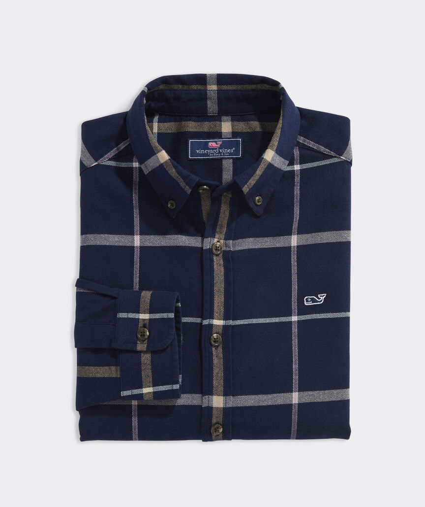 Vineyard Vines Vineyard Flannel Plaid Shirt