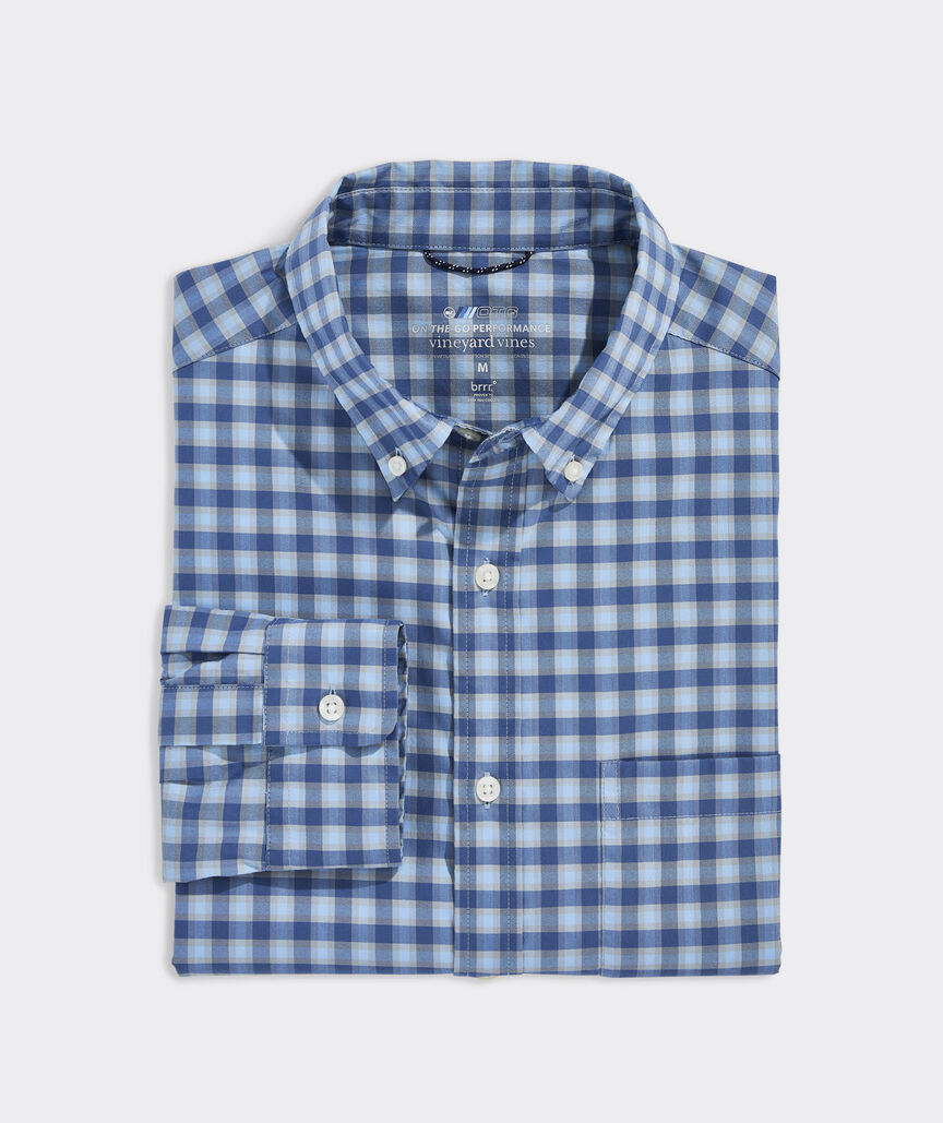 Vineyard Vines On-The-Go brrrº Plaid Shirt