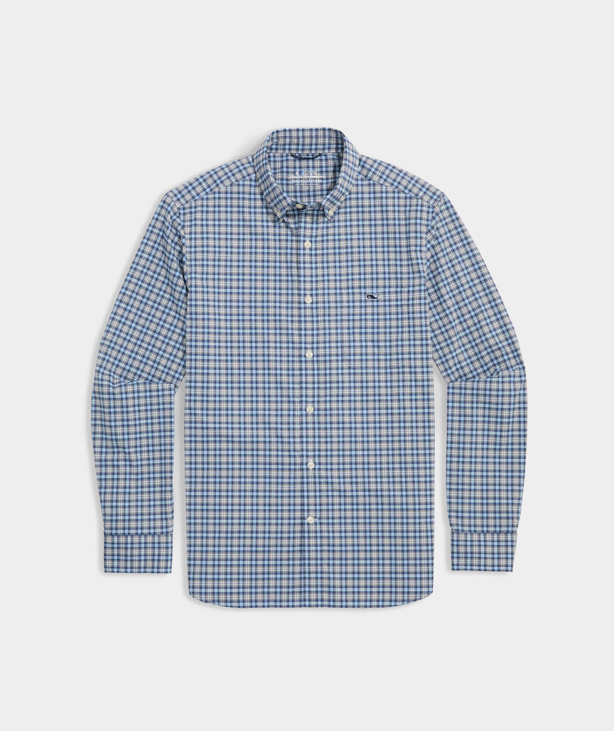 Vineyard Vines On-The-Go Nylon Plaid Shirt