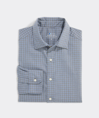Vineyard Vines On-The-Go Brushed Twill Plaid Shirt
