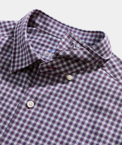 Vineyard Vines On-The-Go Brushed Twill Plaid Shirt