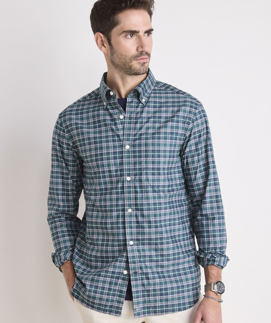 Vineyard Vines On-The-Go brrrº Plaid Shirt