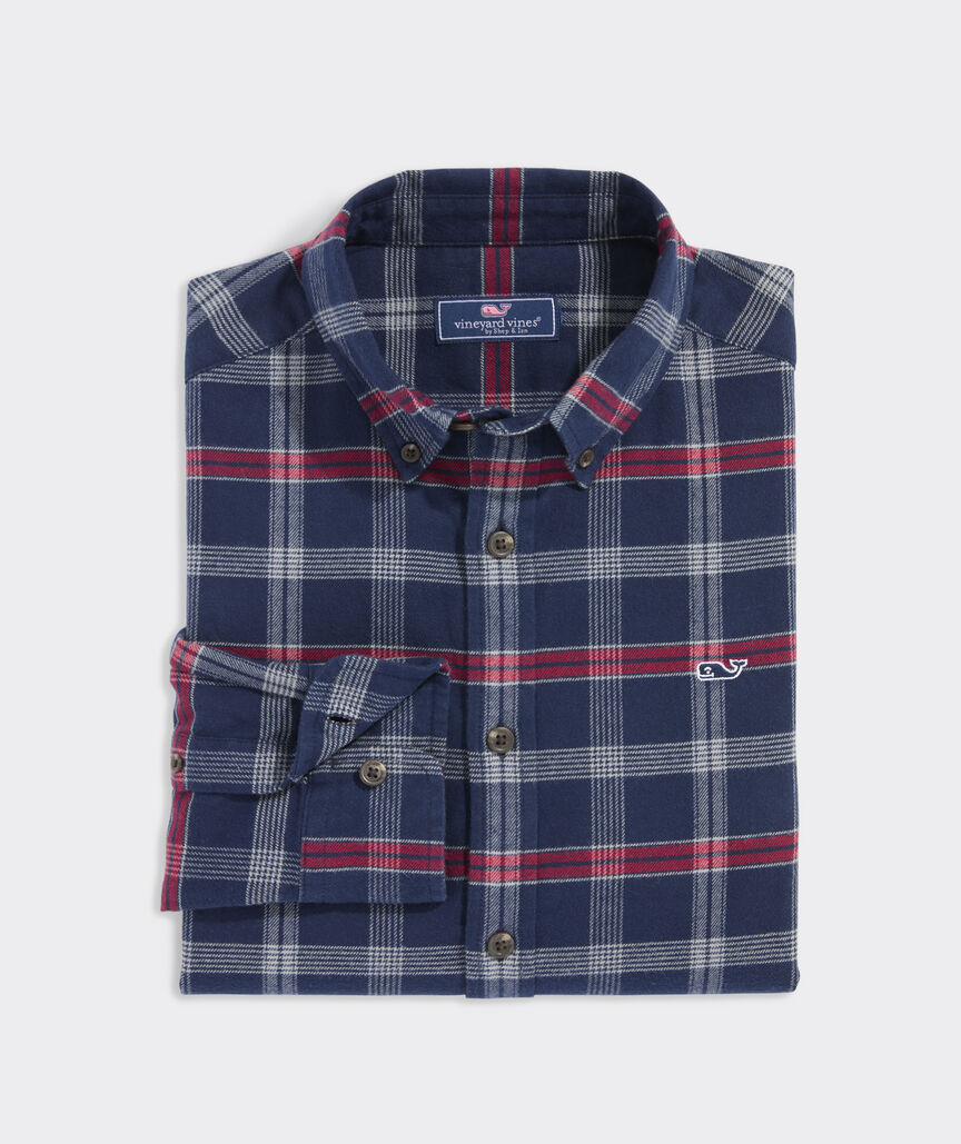 Vineyard Vines Vineyard Flannel Plaid Shirt