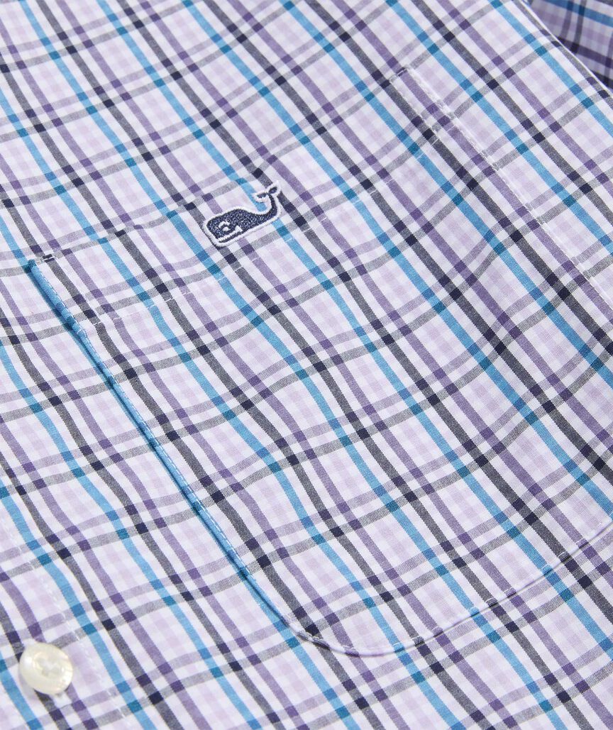 Vineyard Vines Stretch Poplin Tattersall Shirt