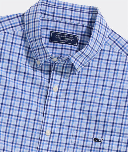 Vineyard Vines Kingston Tattersall Perfect Wash Poplin Shirt