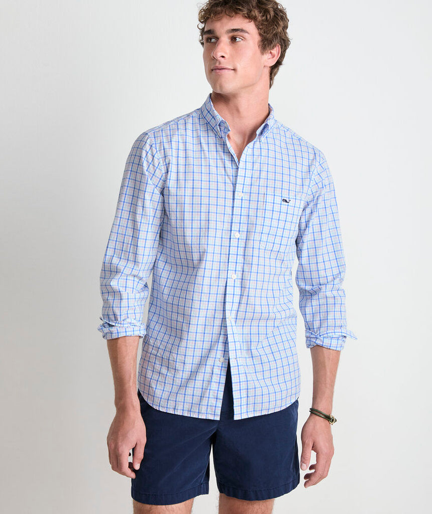 Vineyard Vines Kingston Tattersall Perfect Wash Poplin Shirt