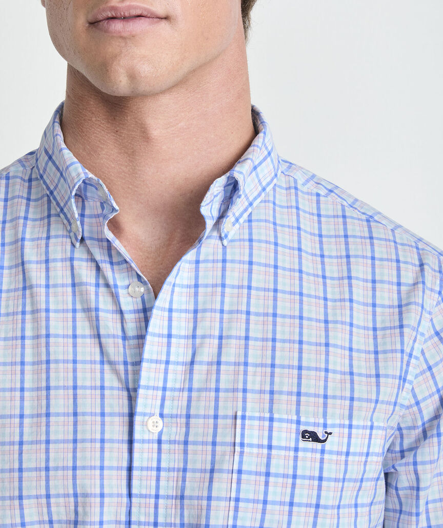 Vineyard Vines Kingston Tattersall Perfect Wash Poplin Shirt