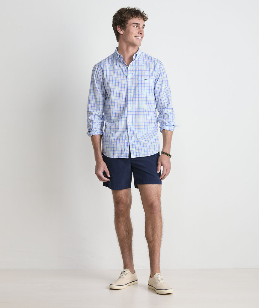 Vineyard Vines Kingston Tattersall Perfect Wash Poplin Shirt
