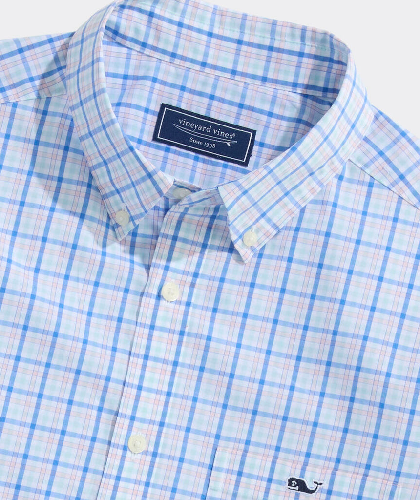 Vineyard Vines Kingston Tattersall Perfect Wash Poplin Shirt