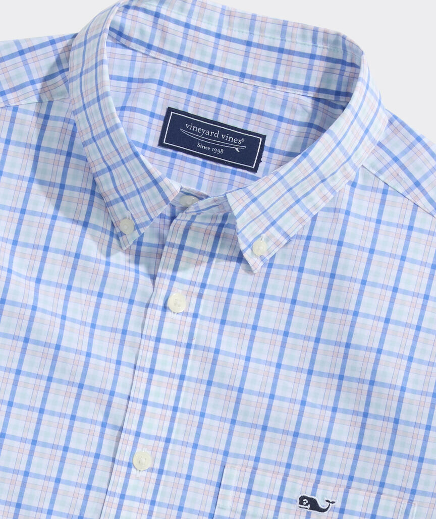 Vineyard Vines Kingston Tattersall Perfect Wash Poplin Shirt