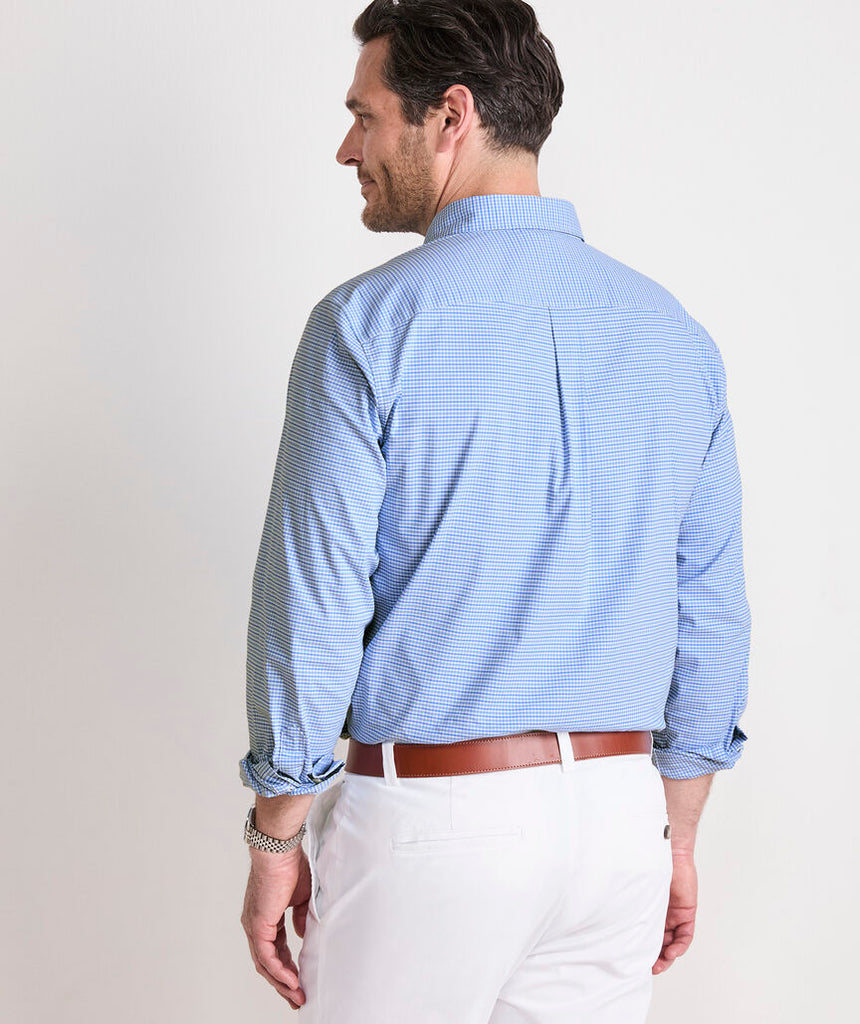 Vineyard Vines Tradewind Check Performance Cotton Shirt