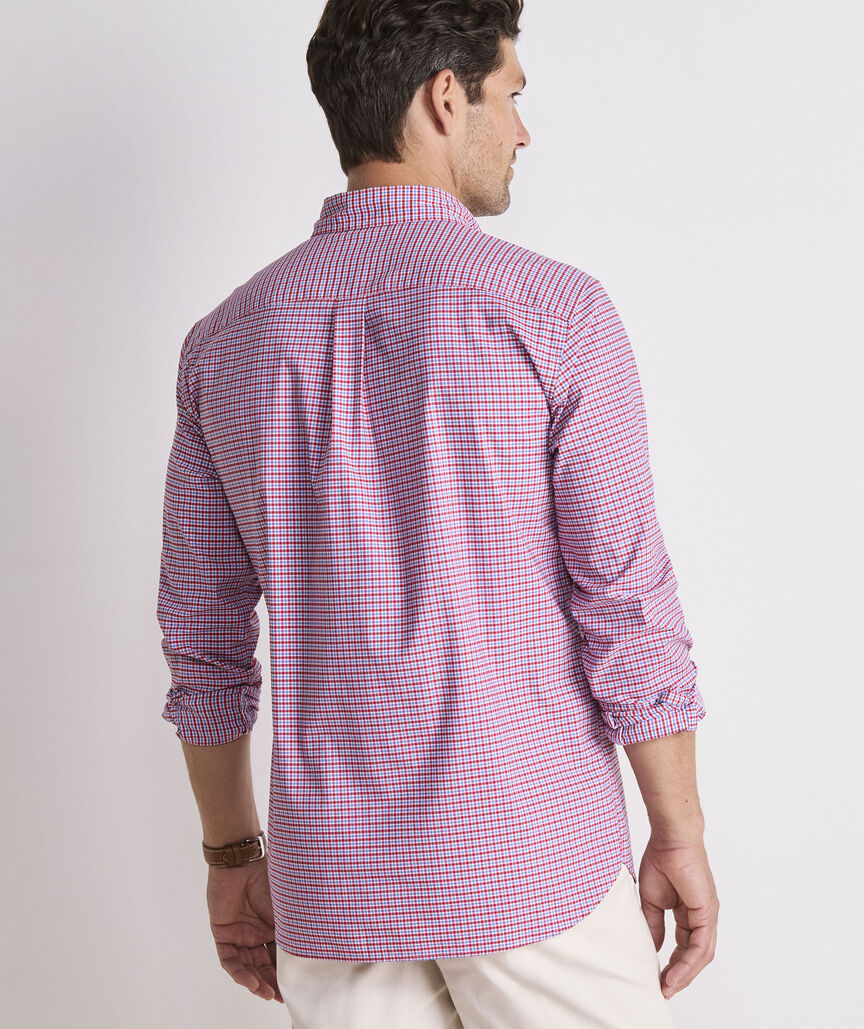 Vineyard Vines Tradewind Check Performance Cotton Shirt