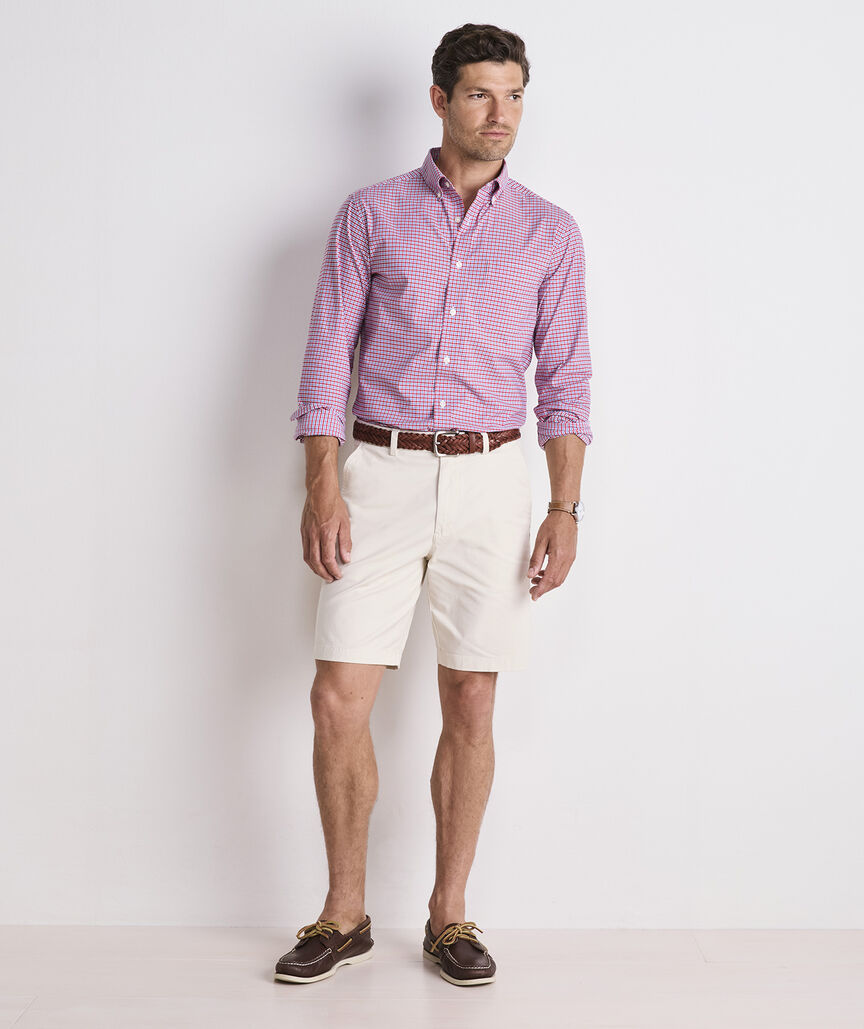 Vineyard Vines Tradewind Check Performance Cotton Shirt