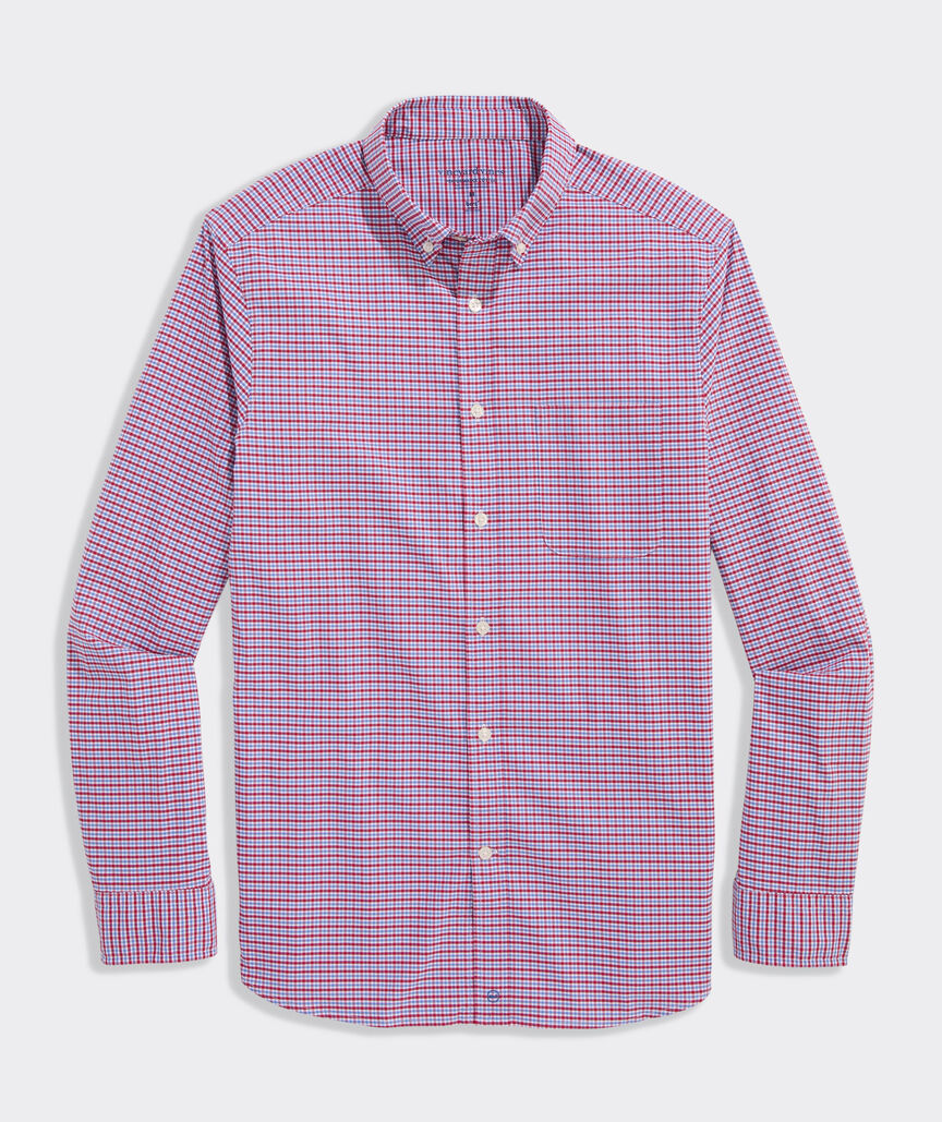 Vineyard Vines Tradewind Check Performance Cotton Shirt