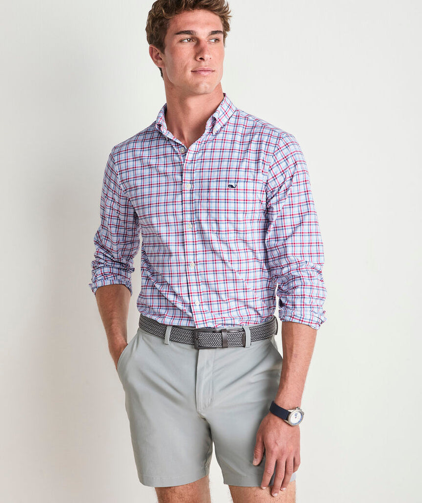Vineyard Vines Callwood Plaid Featherweight Performance Shirt
