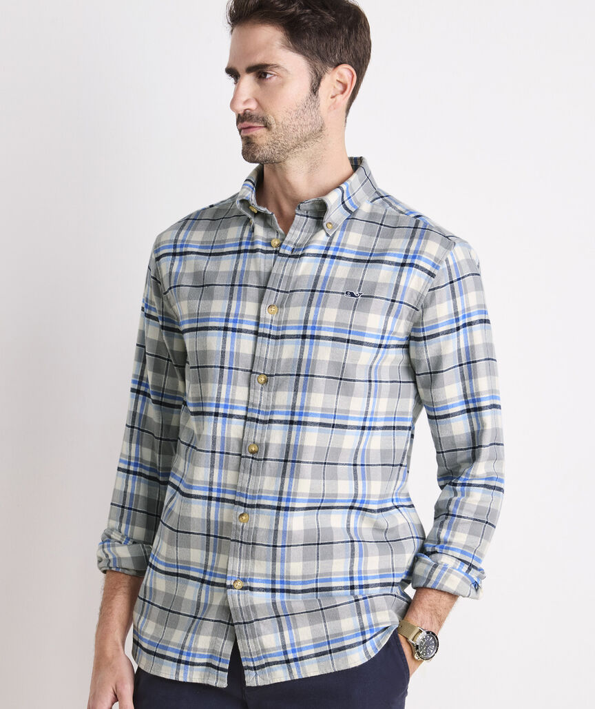 Vineyard Vines Vineyard Flannel Plaid Shirt