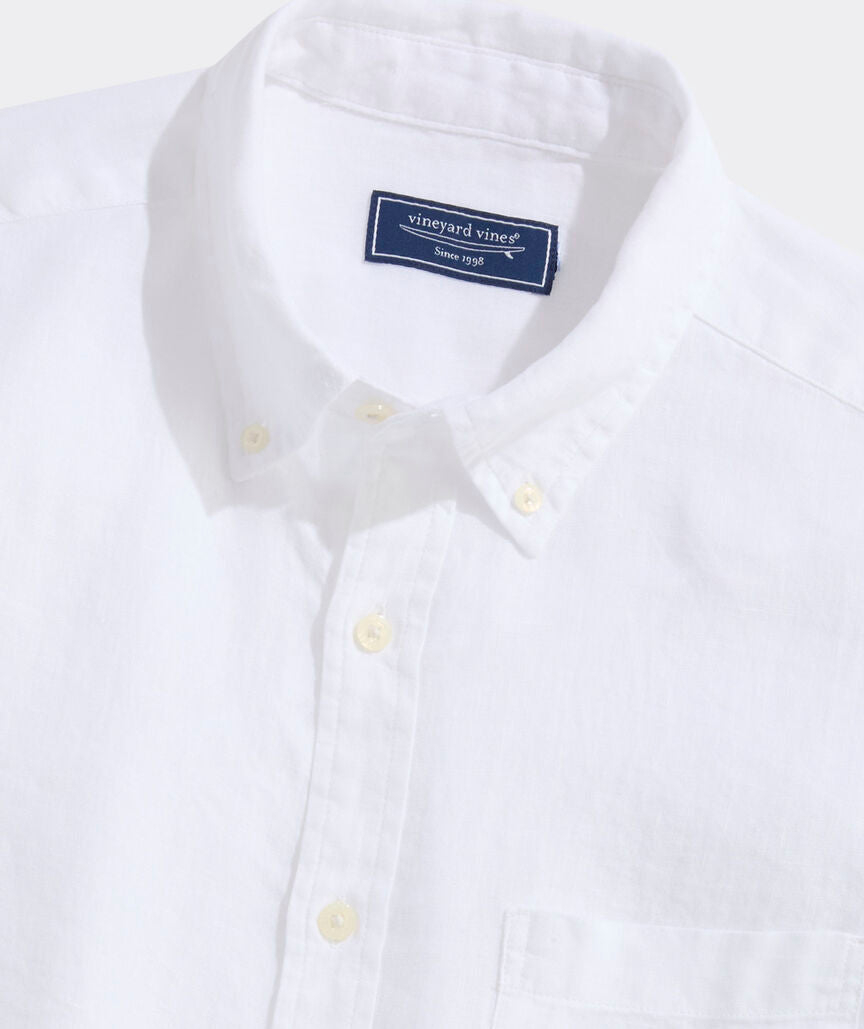Vineyard Vines Surfside Solid Linen Shirt