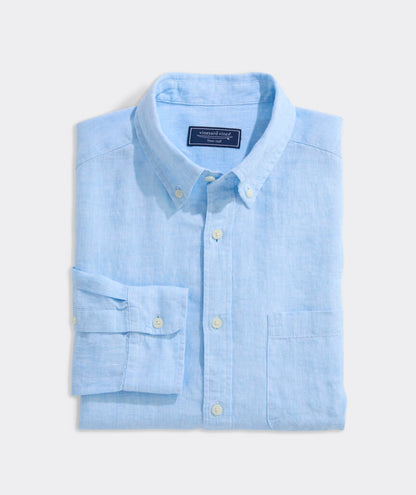 Vineyard Vines Surfside Solid Linen Shirt