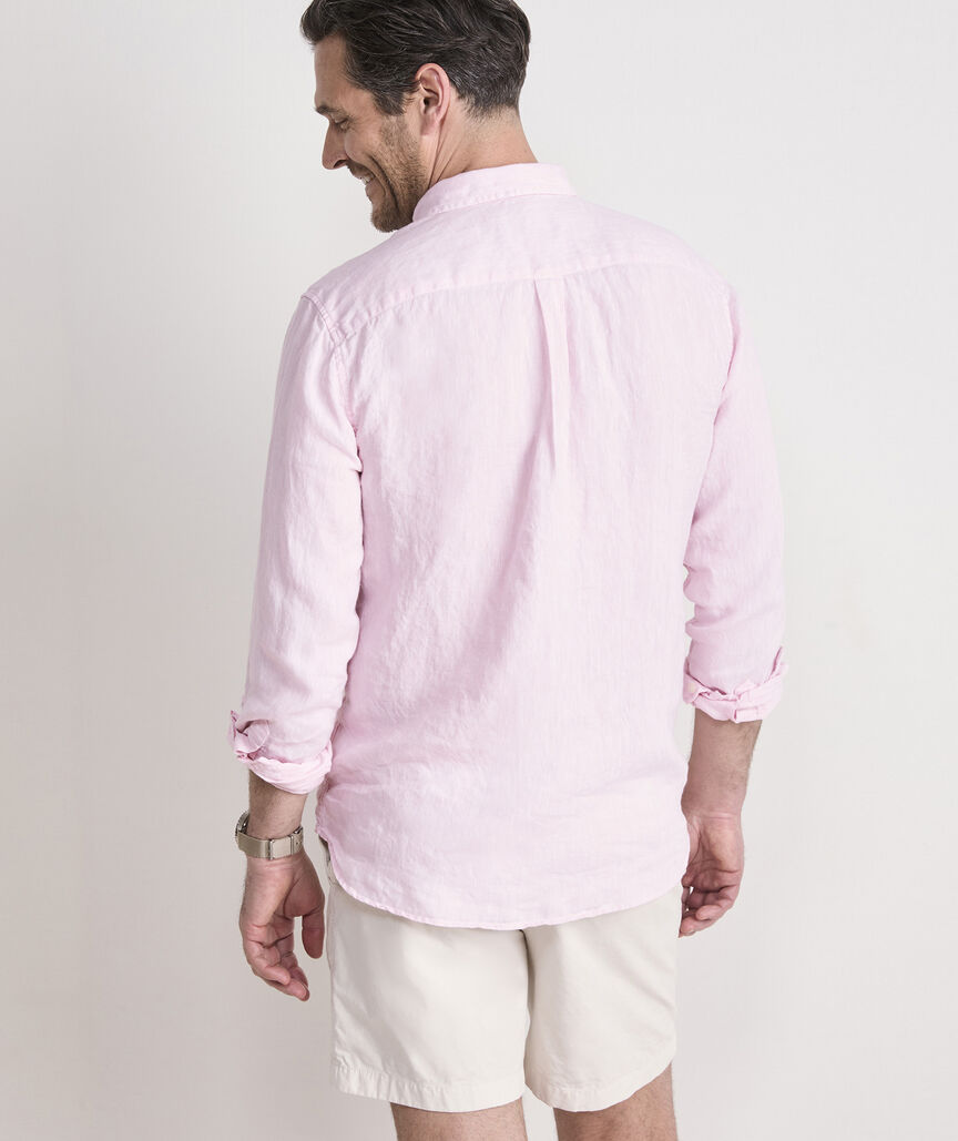 Vineyard Vines Surfside Solid Linen Shirt