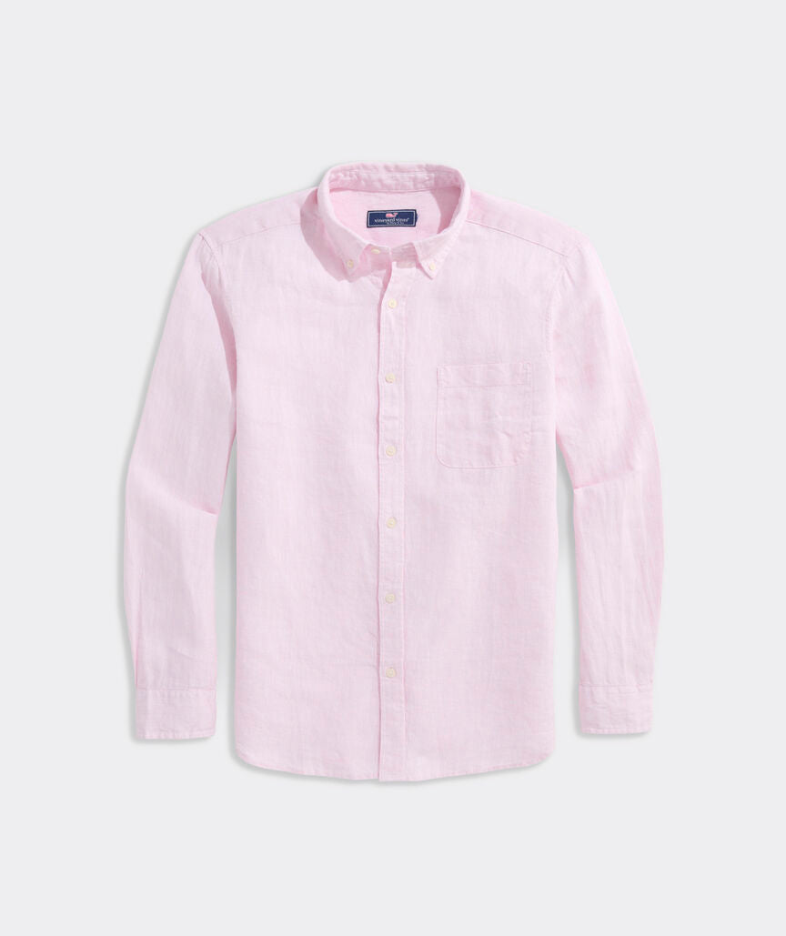 Vineyard Vines Surfside Solid Linen Shirt