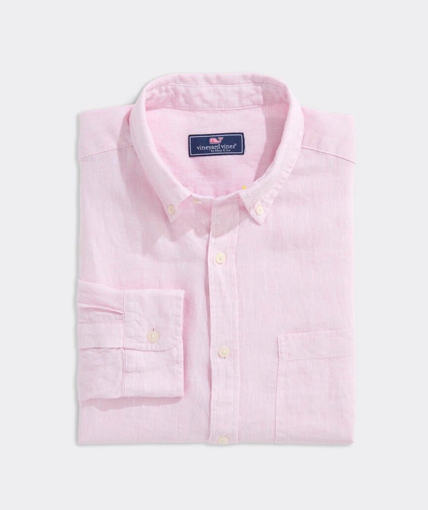 Vineyard Vines Surfside Solid Linen Shirt