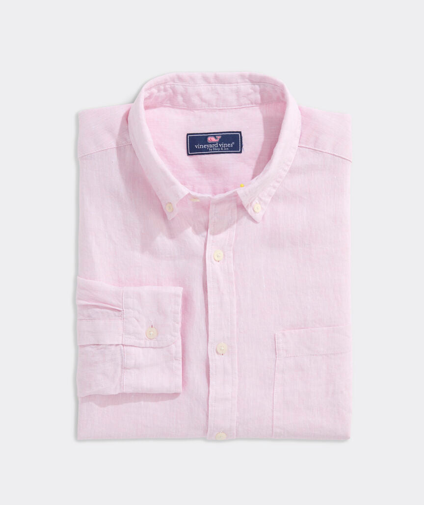 Vineyard Vines Surfside Solid Linen Shirt