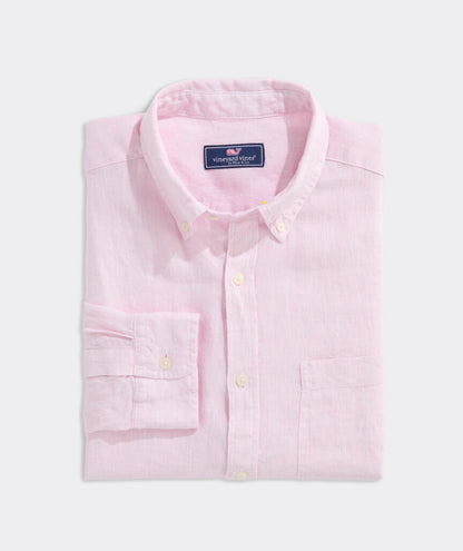 Vineyard Vines Surfside Solid Linen Shirt