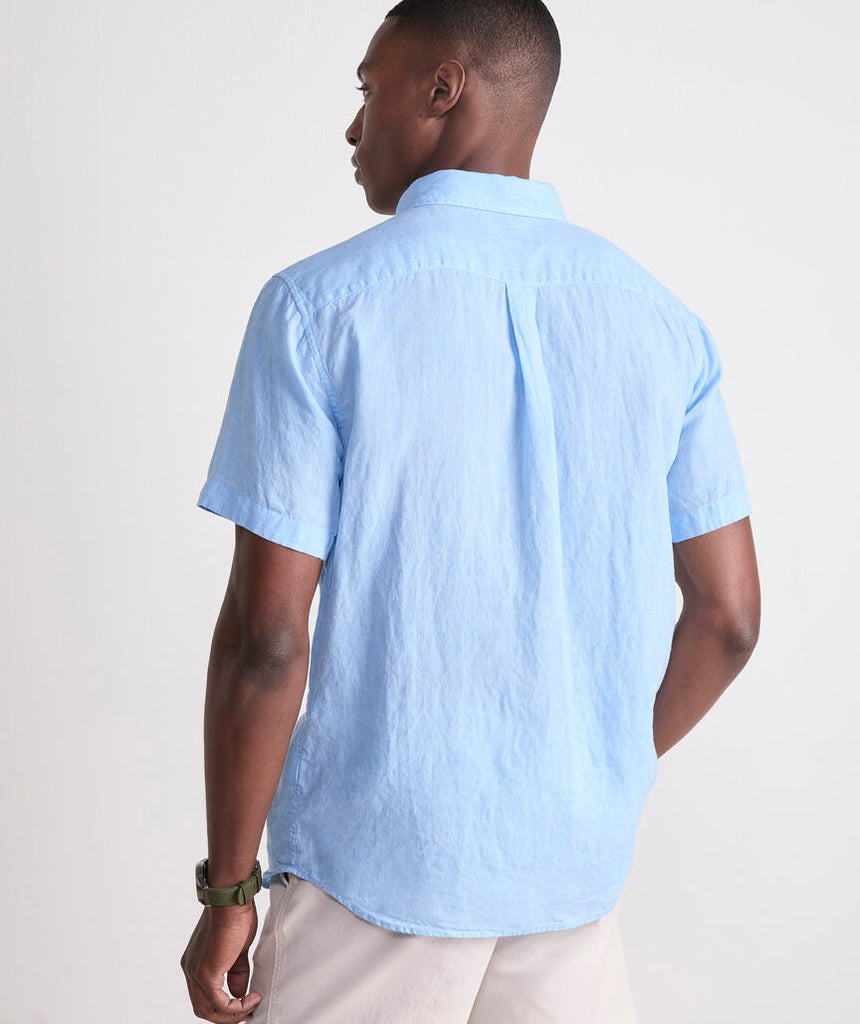 Vineyard Vines Surfside Solid Linen Short-Sleeve Shirt