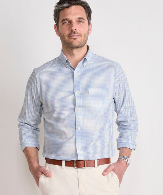 Vineyard Vines Calabash Check Performance Cotton Shirt