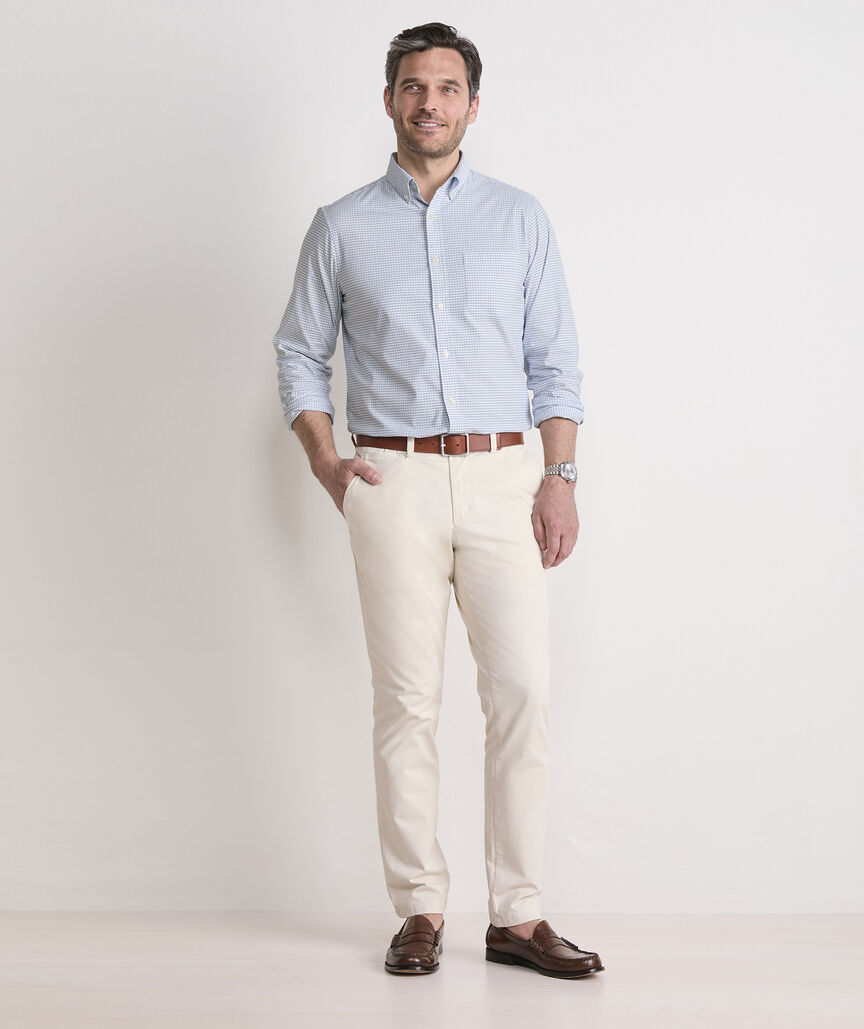 Vineyard Vines Calabash Check Performance Cotton Shirt