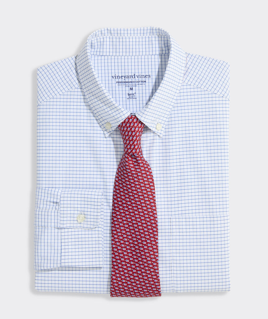 Vineyard Vines Calabash Check Performance Cotton Shirt