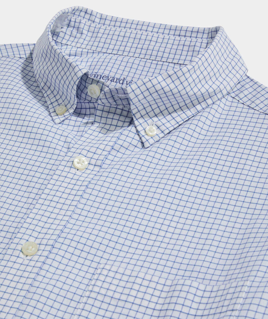 Vineyard Vines Calabash Check Performance Cotton Shirt
