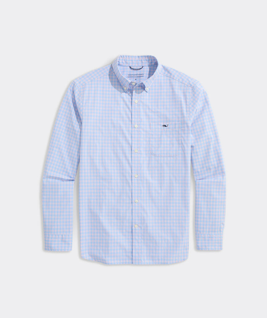 Vineyard Vines Topsail Gingham Featherweight Performance Shirt