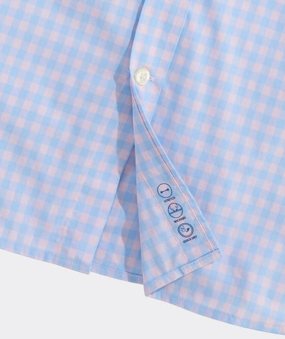 Vineyard Vines Topsail Gingham Featherweight Performance Shirt