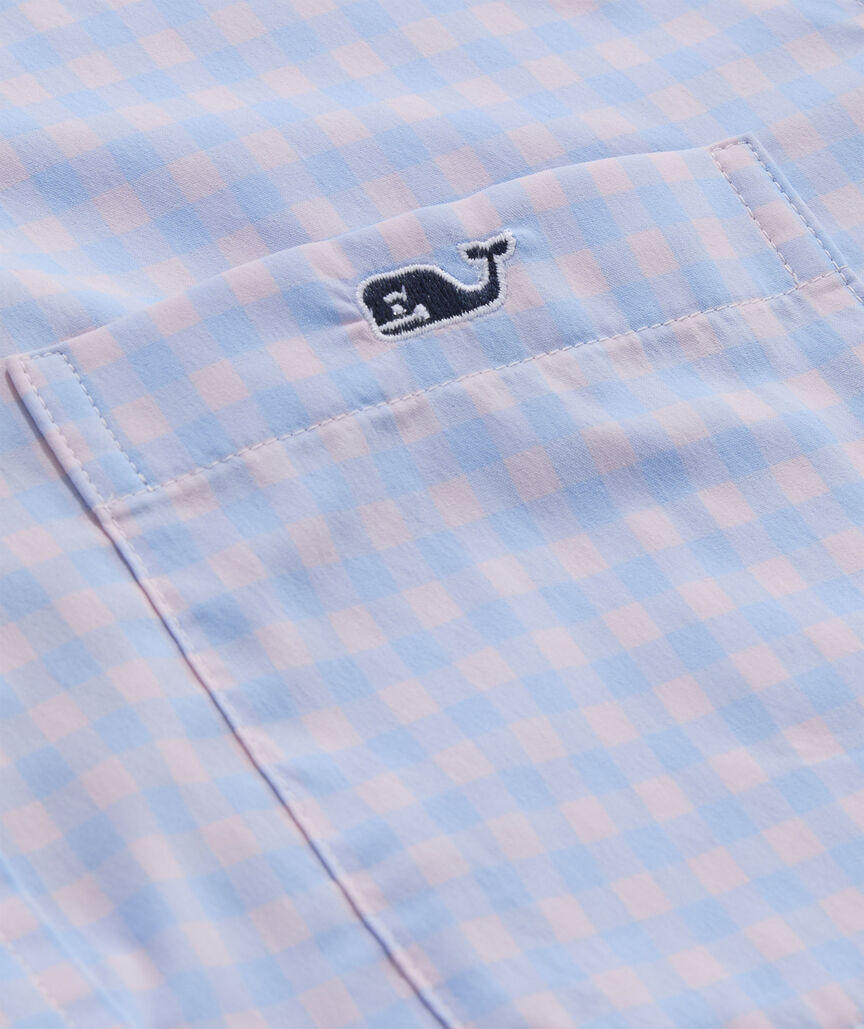 Vineyard Vines Topsail Gingham Featherweight Performance Shirt