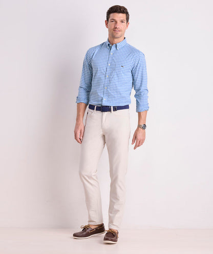 Vineyard Vines Topsail Gingham Featherweight Performance Shirt