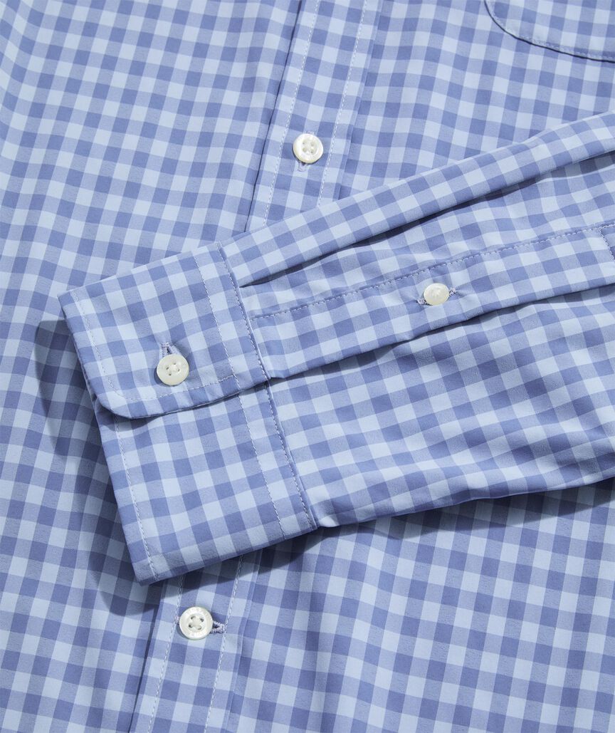 Vineyard Vines Topsail Gingham Featherweight Performance Shirt